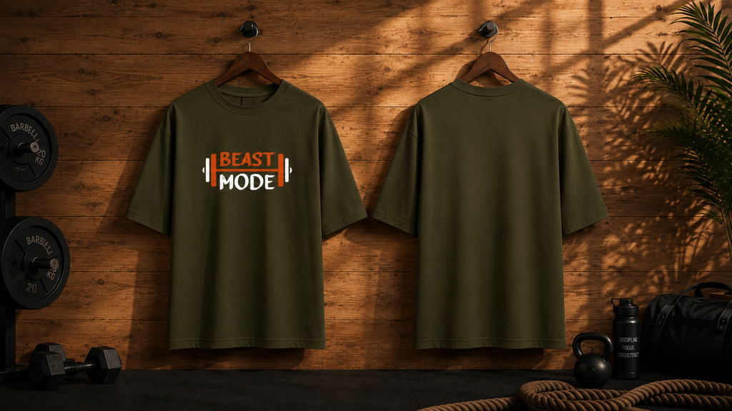 "Beast Mode" Unisex Oversized T-Shirt