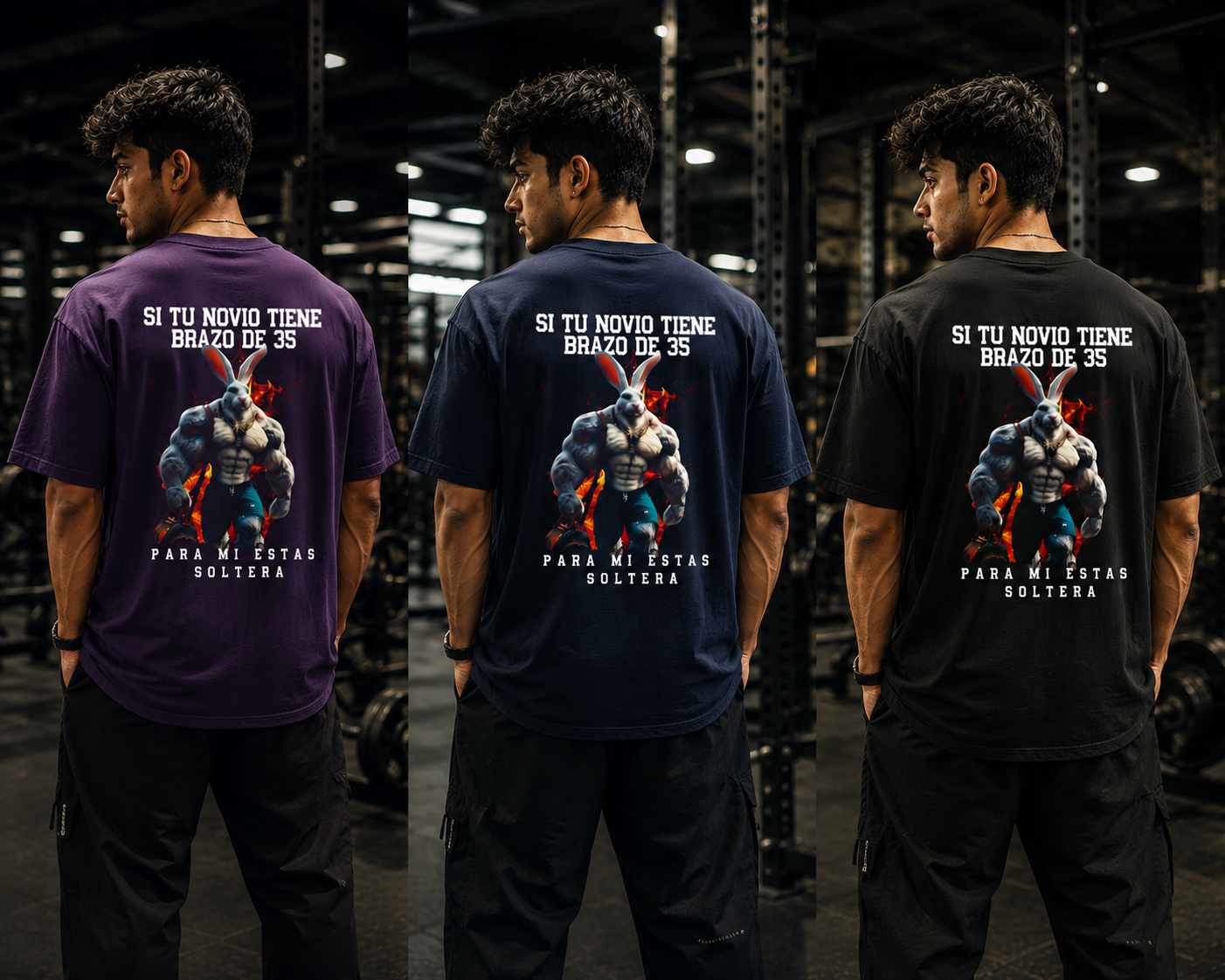 "Alpha Rabbit" Heavyweight Oversized Classic T-Shirt