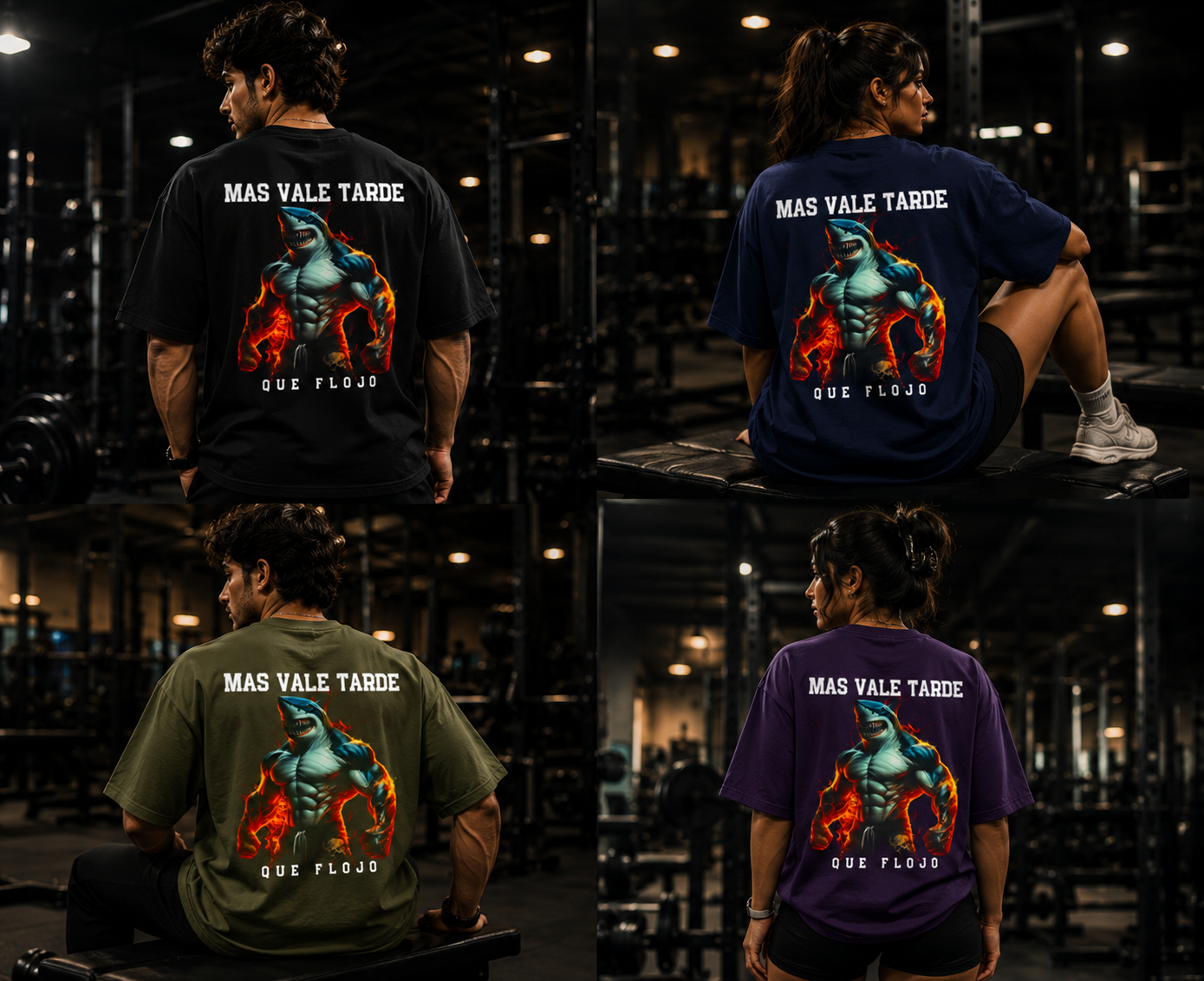 "The Apex Shark" Oversized Heavyweight Unisex T-Shirt