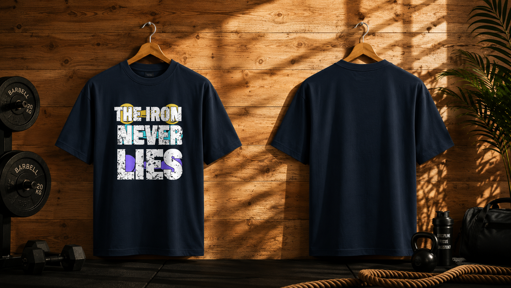 "The Iron Never Lies" Oversized Unisex Graphic T-Shirt